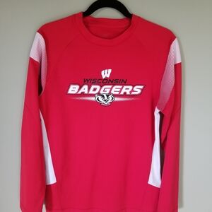 Champion Red Long Sleeve Wisconsin Badgers Shirt